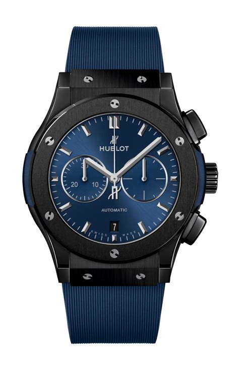 hublot classic ceramic blue|Hublot black ceramic watch.